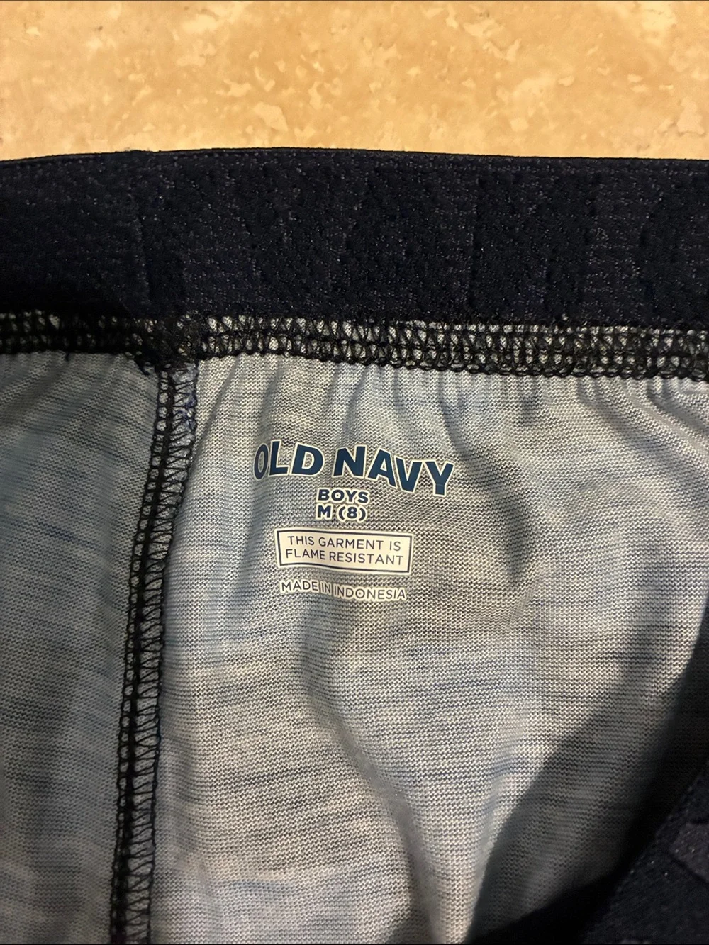 Old Navy Blue and Black Checkered Kids Pajama Pants